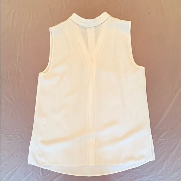 Kobi Halperin Sleeveless Linen Blend White Blouse Size Medium MSRP $298 - Picture 2 of 8